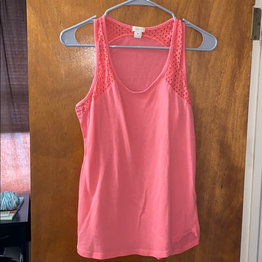 J Crew pink tank top